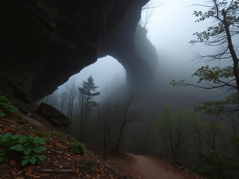 Alum Cave Trail trail view